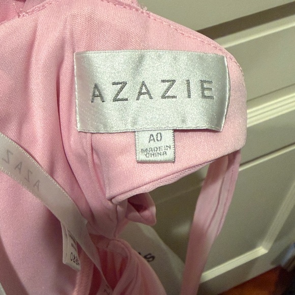 Azazie Jesaphine
Candy Pink Sheath Bow Chiffon Dress - Picture 6 of 7